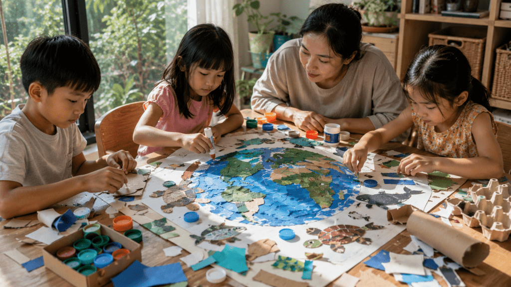 5 Aktivitas Kreatif Anakmu di Rumah Terinspirasi Isu Lingkungan